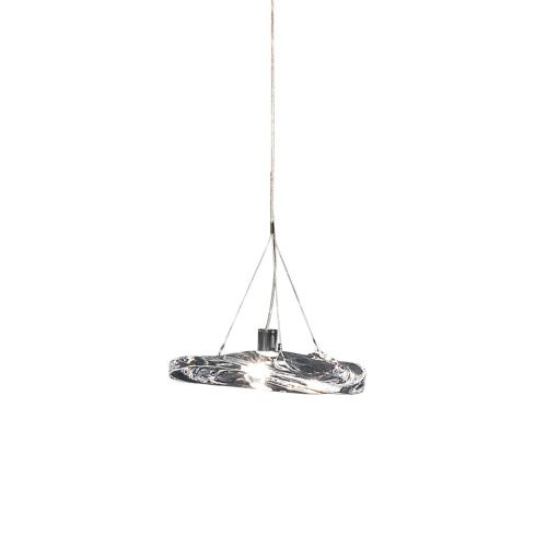 Светильник подвесной Delight Collection Manta (Манта) 2049P/D200 silver/clear