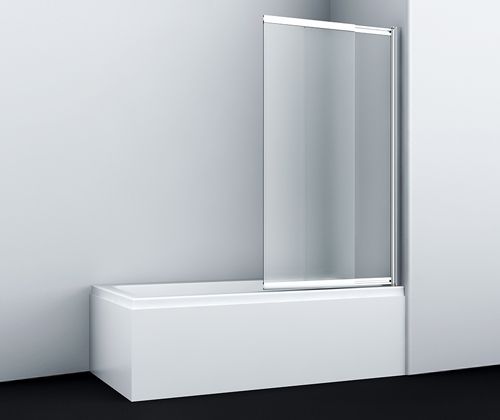 Душевая шторка на ванну Wasserkraft Main 41S 41S02-100 RM 100х140 стекло матовое профиль хром глянцевый ориентация правая