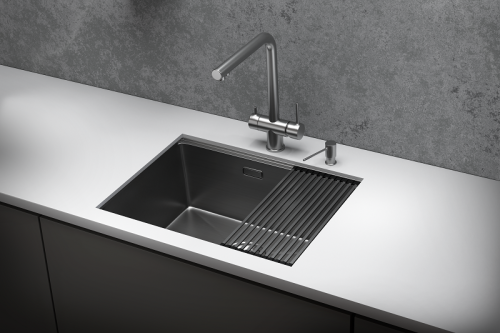Кухонная мойка Granula Kitchen Space 6045U, СТАЛЬ САТИН 60x44,5 цвет сталь сатин