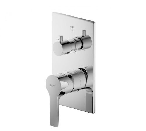Смеситель для душа Bravat Prolate P69218CP-3-ENG встраиваемый в стену хром