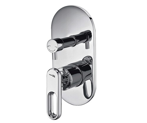 Смеситель для ванны и душа WasserKRAFT Kammel 1800 1841 встраиваемый хром