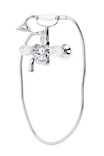 Смеситель Boheme Crystal 273-CRST настенный хром