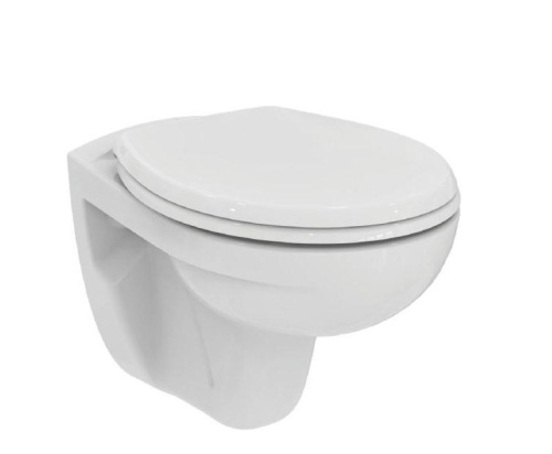 Унитаз подвесной Ideal Standard K881201 белый с сиденьем микролифт безободковый душевой смыв