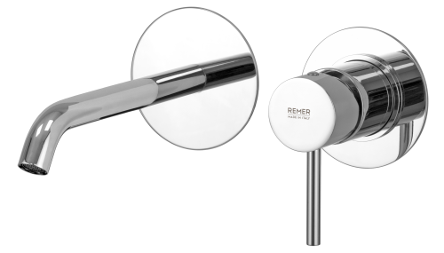 Смеситель для раковины Remer X Style X15LC встраиваемый в стену хром