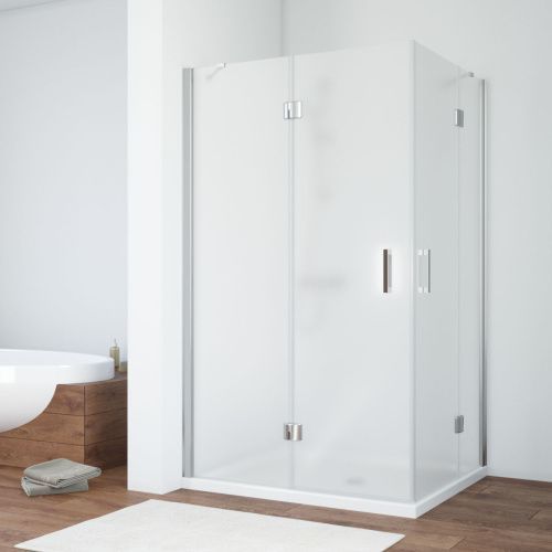 Душевой уголок Vegas-Glass AFA-F TUR+NOVO AFA-F TUR NOVO h1890 90*80 08 10 L 90х80 стекло матовое профиль хром без поддона