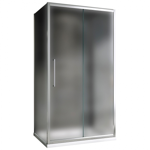 Душевой уголок Abber Schwarzer Diamant AG30130MH-S60M-S60M 60х130 стекло матовое профиль хром глянцевый