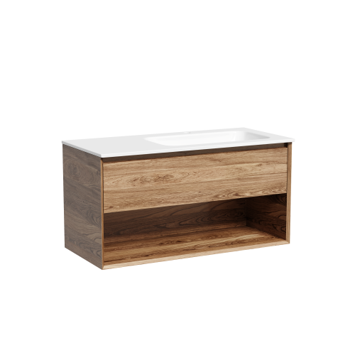 Тумба под раковину Sancos Marmi 1.0 MR1.0100RECH 100х45х52 подвесная цвет дуб чарльстон