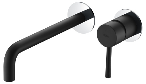 Смеситель Boheme Uno 465-BCR встраиваемый черный