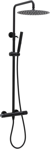 Душевая стойка Allen Brau Liberty 5.33007-31 настенная цвет черный
