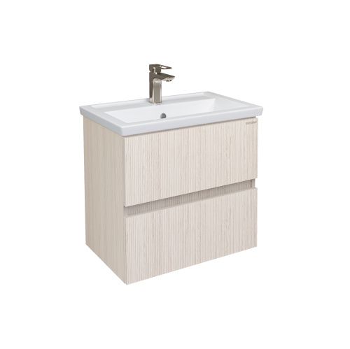 Тумба под раковину Grossman Юнит 206017 56х39х53 подвесная цвет кадена лайт