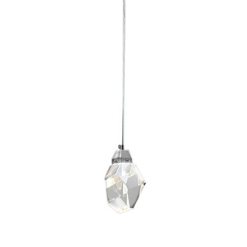 Светильник подвесной Delight Collection Crystal rock (Црыстал роцк) MD-020B-1 chrome