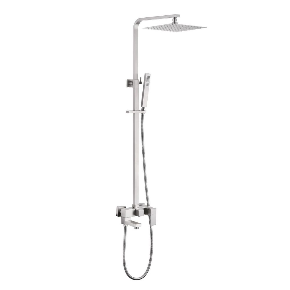 Душевая стойка ABBER AF8216SPL настенная цвет сатин