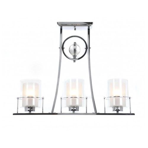 Люстра подвесная Lumina Deco Bronx (Бронкс) LDP 1234-3 CHR