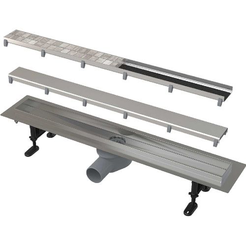 Душевой лоток Alcadrain APZ13-DOUBLE9-650 хром