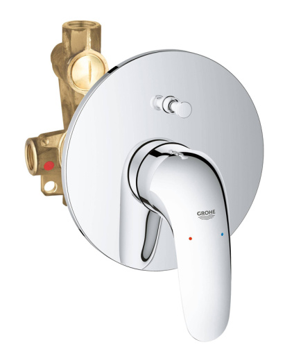 Смеситель Grohe Eurostyle 23730003 настенный хром без термостата