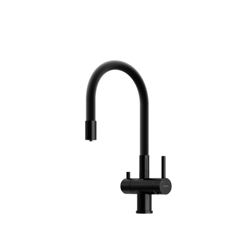 Смеситель для кухни Sancos Lucia SC4004MB на мойку черный матовый/черный