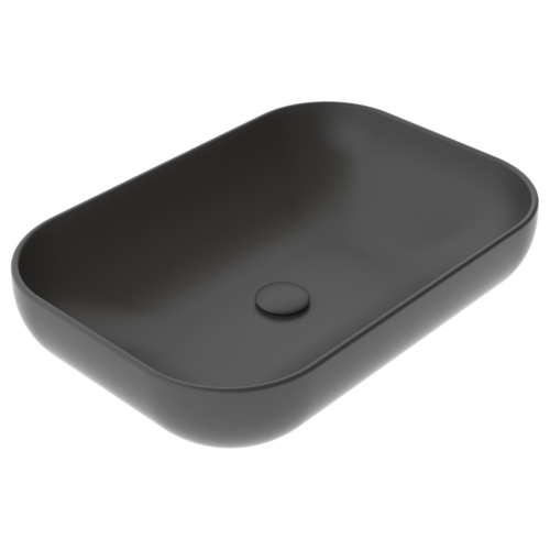 Раковина GSG Ceramic Design Easy 60см EALAVRE60021 накладная цвет пепельный