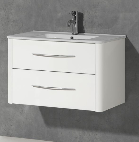 Тумба под раковину IBX Asun ASUNT080/BLANCOG 80х45х50 подвесная