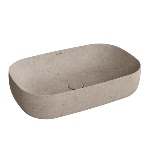 Раковина керамическая Kerama Marazzi MAGICA MA.wb.65\STB 65х41 накладная цвет бежевый