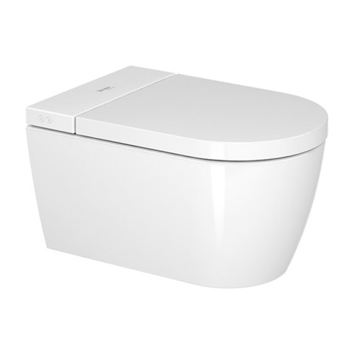 Унитаз-биде подвесной Duravit Me by Starck 650000012004320 (2510092000+612000012000320) белый с сиденьем микролифт безободковый душевой смыв