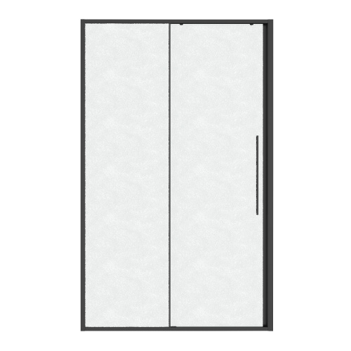 Душевая дверь Niagara Nova NG-34-L11CHGR 110х195 стекло шиншилла профиль графит матовый