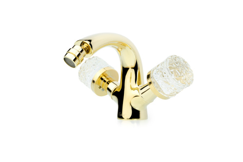 Смеситель Boheme Crystal 296-CRST на биде золото Смеситель Boheme Crystal 296-CRST на биде золото
