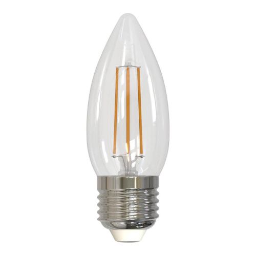 Лампа светодиодная филаментная Uniel AIR DIM (АИР ДИМ) LED-C35-5W/NW/E27/CL/DIM GLA01TR картон