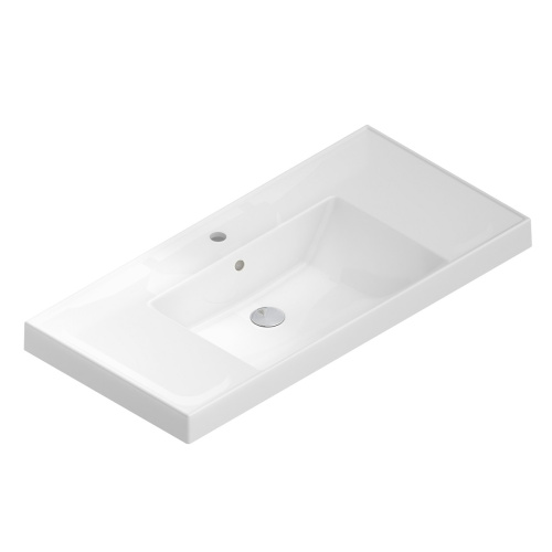 Раковина Kerama Marazzi CUBO 101 см CU.wb.100 подвесная цвет белый