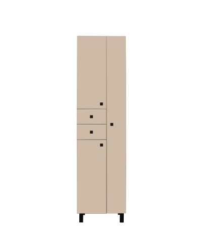 Шкаф-пенал RUNO ЭКОНОМ 00-00004888 50х31х191 напольный цвет какао