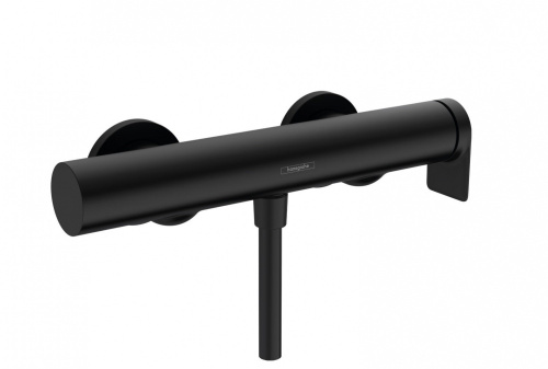Смеситель Hansgrohe 75620670 настенный черный матовый без термостата