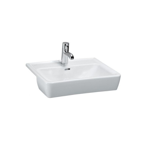 Раковина Laufen Pro 56 см 8.1296.1.000.108.1 полувстраиваемая цвет белый