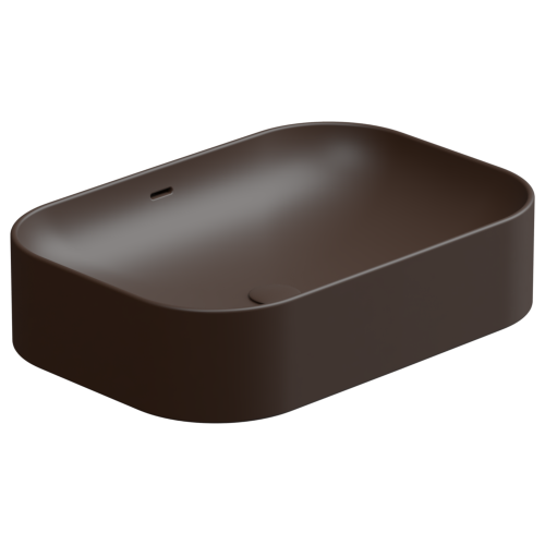 Раковина GSG Ceramic Design Easy 60см EALAVTP60035 накладная цвет коричневый