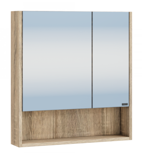 Зеркало-шкаф СанТа Мира 700404 60х12х65 подвесной цвет янтарный Зеркало-шкаф СанТа Мира 700404 60х12х65 подвесной цвет янтарный