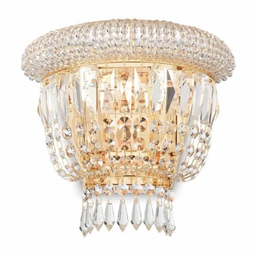 Светильник настенный Ideal lux Dubai (Дубаи) Dubai AP2 Ottone