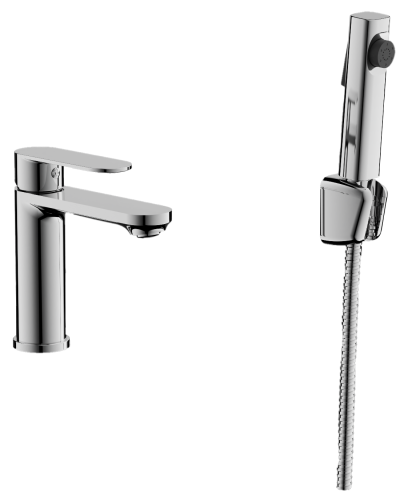 Смеситель BELZ B12713 на раковину хром