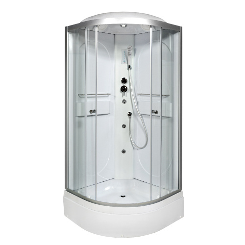 Душевая кабина AvaCan L510GM+EL 100х100 четверть круга