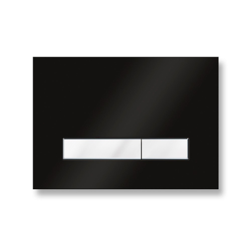 Клавиша смыва механическая Lavinia Boho RelFix 38050701 цвет черный глянцевый/белый