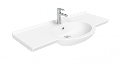 Раковина Creavit ETOL 105 см ET205-00CB00E-0000 накладная цвет белый