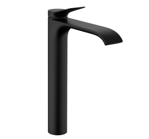 Смеситель Hansgrohe 75040670 на раковину/столешницу черный матовый