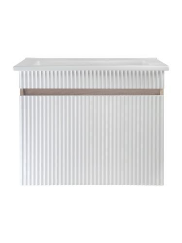 Тумба под раковину Runo Модена 00-00001427 70х50 подвесная цвет коричневый