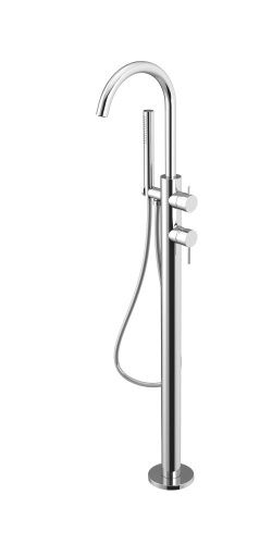 Смеситель Oioli Micro MIEP008RO/C47 напольный золото брашированное