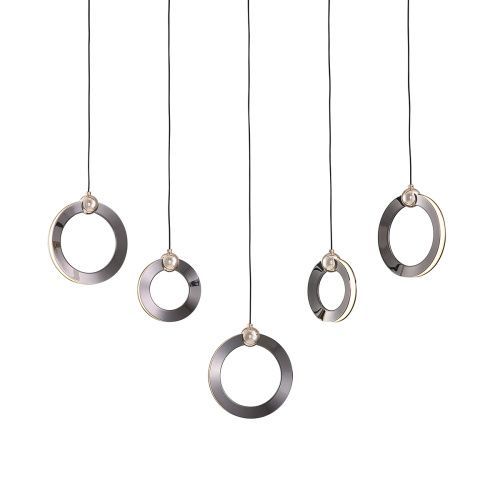 Светильник подвесной Delight Collection P0675-5B pearl black