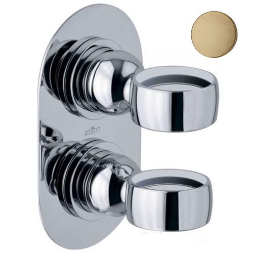 Смеситель для ванны и душа Webert Opera OA860101065 настенный бронза