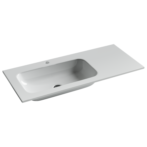 Раковина Ceramica Nova GRACE 101 см CN7014 накладная цвет белый