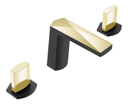 Смеситель Boheme Venturo 150-BG-ICE на столешницу черный