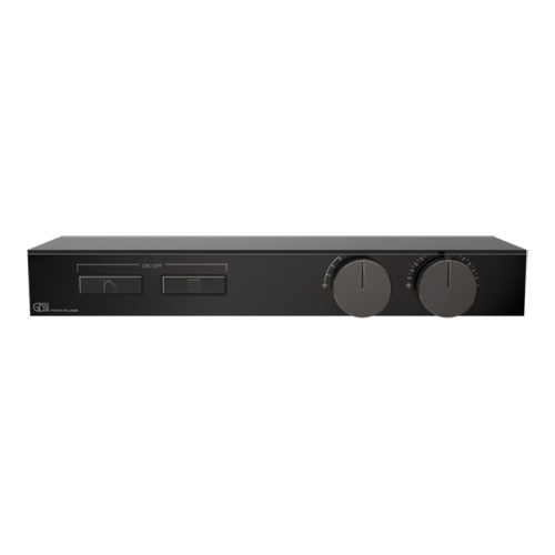 Смеситель для душа Gessi Hi-Fi 63022#706 встраиваемый в стену черный с термостатом (внешняя часть)