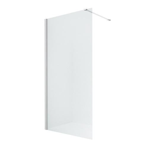 Душевая перегородка New Trendy NEW MODUS Chrome EXK-5459 90х200 стекло прозрачное профиль хром глянцевый Душевая перегородка New Trendy NEW MODUS Chrome EXK-5459 90х200 стекло прозрачное профиль хром глянцевый