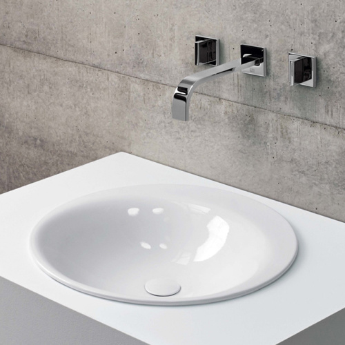Раковина Bette Lux Oval Couture 50 см A220-000 HLW1 встраиваемая цвет белый