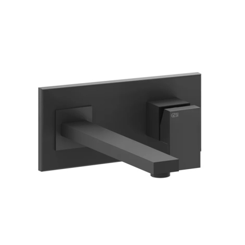 Смеситель для раковины Gessi Rettangolo 44836#299 встраиваемый в стену черный (внешняя часть)
