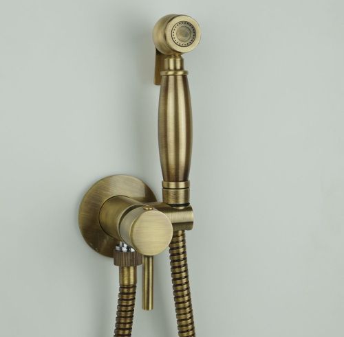 Гигиенический душ со смесителем Emmevi 179/BR цвет бронза
